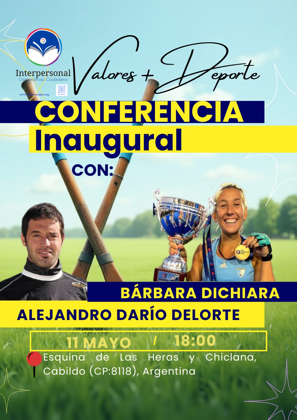 Charla inaugural: “Inspirando a través del deporte y los valores ciudadanos”